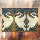 Walter Crane Swan  Rush And Iris Art Nouveau Raamsticker (Vel 2)