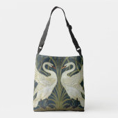 Walter Crane Swan & Rush and Iris Victorian  Crossbody Tas (Achterkant)