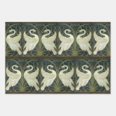 Walter Crane Swan & Rush and Iris Victorian  Inpakpapier Vel (Voorkant 3)
