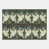 Walter Crane Swan & Rush and Iris Victorian  Inpakpapier Vel (Voorkant 2)