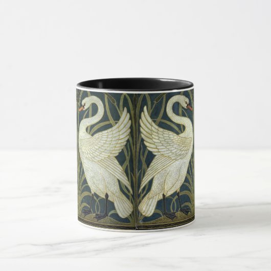 Walter Crane Swan & Rush and Iris Victorian  Mok (Midden)