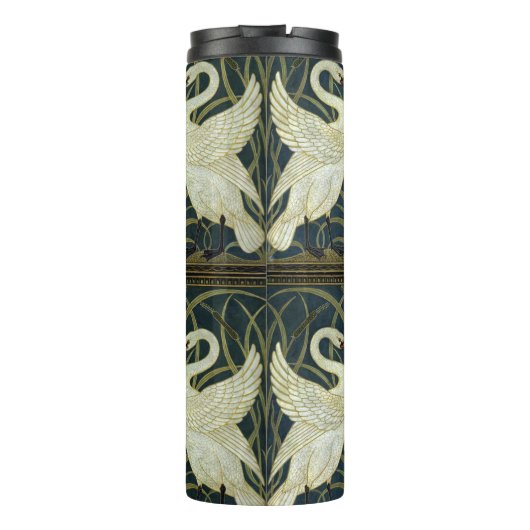 Walter Crane Swan & Rush and Iris Victorian Thermosbeker (Achterkant)