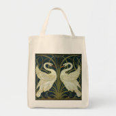 Walter Crane Swan & Rush and Iris Victorian  Tote Bag (Voorkant)