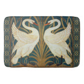 Walter Crane Swan, Rush en Iris Art Nouveau Badmat (Voorkant)