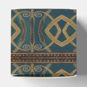 Walter Crane Swan, Rush en Iris Art Nouveau Bedankdoosjes (Bovenkant)