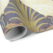 Walter Crane Swan, Rush en Iris Art Nouveau Cadeaupapier (Rol Hoek)