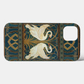 Walter Crane Swan, Rush en Iris Art Nouveau Case-Mate iPhone Case (Achterkant (horizontaal))