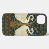 Walter Crane Swan, Rush en Iris Art Nouveau Case-Mate iPhone Case (Achterkant (horizontaal))