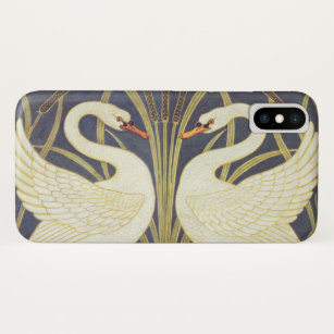 Walter Crane Swan, Rush en Iris Art Nouveau Case-Mate iPhone Case