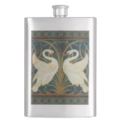 Walter Crane Swan, Rush en Iris Art Nouveau Flacon (Voorkant)