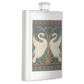 Walter Crane Swan, Rush en Iris Art Nouveau Flacon (Rechts)