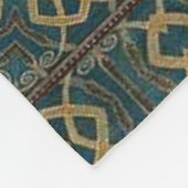 Walter Crane Swan, Rush en Iris Art Nouveau Fleece Deken (Hoek)