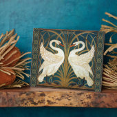 Walter Crane Swan, Rush en Iris Art Nouveau Fotoplaat (Zijkant)