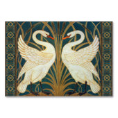 Walter Crane Swan, Rush en Iris Art Nouveau Kaart (Voorkant)