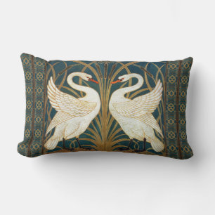 Walter Crane Swan, Rush en Iris Art Nouveau Kussen