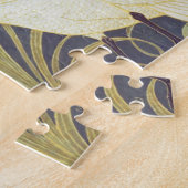 Walter Crane Swan, Rush en Iris Art Nouveau Legpuzzel (Zijkant)