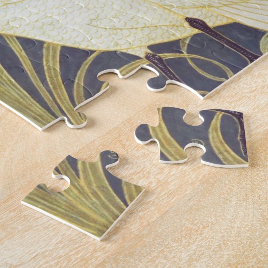 Walter Crane Swan, Rush en Iris Art Nouveau Legpuzzel (Zijkant)