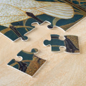 Walter Crane Swan, Rush en Iris Art Nouveau Legpuzzel (Zijkant)