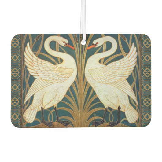 Walter Crane Swan, Rush en Iris Art Nouveau Luchtverfrisser (Voorkant)