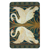 Walter Crane Swan, Rush en Iris Art Nouveau Magneet (Verticaal)