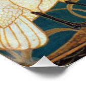 Walter Crane Swan, Rush en Iris Art Nouveau Poster (Hoek)