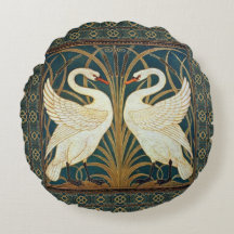Walter Crane Swan, Rush en Iris Art Nouveau