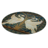 Walter Crane Swan, Rush en Iris Art Nouveau Snijplank (Hoek)