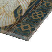 Walter Crane Swan, Rush en Iris Art Nouveau Snijplank (Hoek)