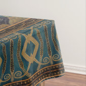 Walter Crane Swan, Rush en Iris Art Nouveau Tafelkleed (Voorbeeld)