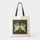 Walter Crane Swan, Rush en Iris Art Nouveau Tote Bag (Voorkant)