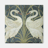 Walter Crane Swan Rush en Iris Magneet (Voorkant)