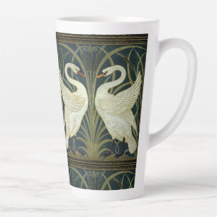Walter Crane Swan & Rush en Iris Victoriaans Latte Mok