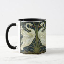 Walter Crane Swan & Rush en Iris Victoriaans  Mok