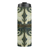 Walter Crane Swan & Rush en Iris Victoriaans  Thermosbeker (Voorkant)