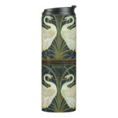 Walter Crane Swan & Rush en Iris Victoriaans  Thermosbeker (Gedraaid links)