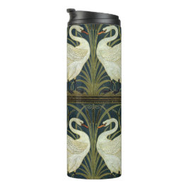 Walter Crane Swan & Rush en Iris Victoriaans  Thermosbeker