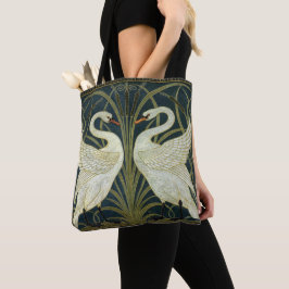 Walter Crane Swan & Rush en Iris Victoriaans Tote Bag