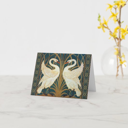 Walter Crane Swan, Stormloop en de Jugendstil van Kaart (Gele Bloem)