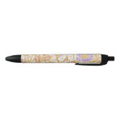 Walter Crane Teazle and Pomegranate Art Nouveau Zwarte Inkt Pen (Bodem)