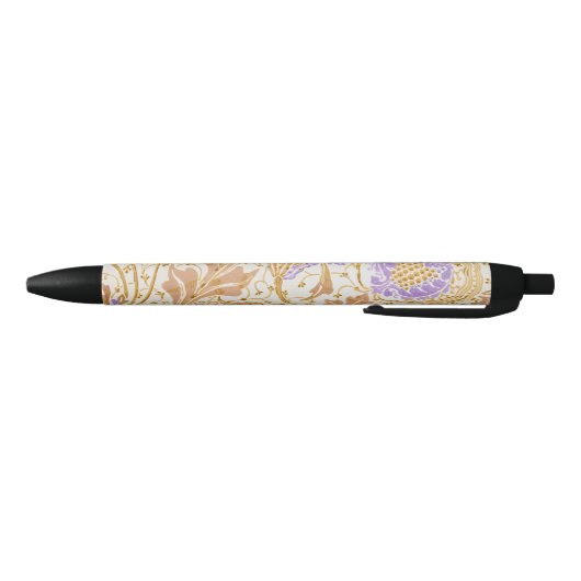 Walter Crane Teazle and Pomegranate Art Nouveau Zwarte Inkt Pen (Bodem)