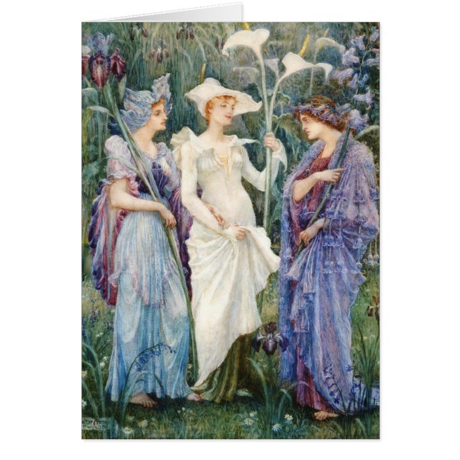 Walter Crane: Tekenen van het voorjaar (Voorkant)