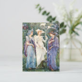 Walter Crane: Tekenen van het voorjaar Briefkaart (Staand voorkant)