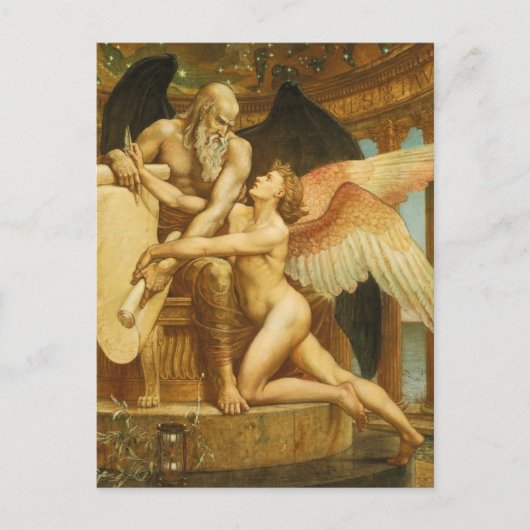 Walter Crane - The Roll of Fate Briefkaart (Voorkant)