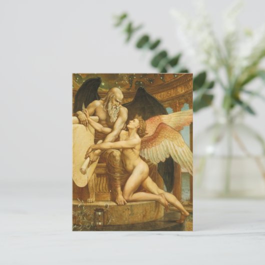 Walter Crane - The Roll of Fate Briefkaart (Staand voorkant)