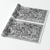 Walter Crane Triumph van Labour Cadeaupapier (Uitgerold)