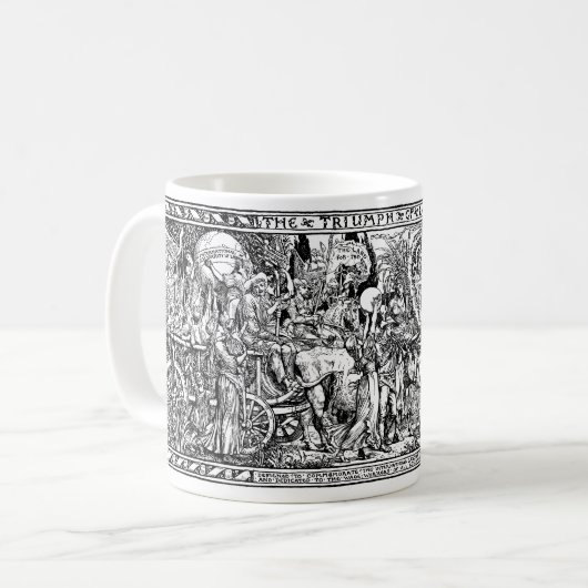 Walter Crane Triumph van Labour Koffiemok (Voorkant links)