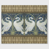 Walter Crane Two Swans Art  Decor Cadeaupapier (Vlak)