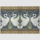 Walter Crane Two Swans Art  Decor Tissuepapier (Voorkant)