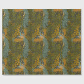 Walter Crane - vijg- en pauwenpatroon Cadeaupapier (Vlak)