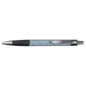 Walter Crane Vintage Blauwe Zaad- en Bloemkunst Pen (Achterkant)